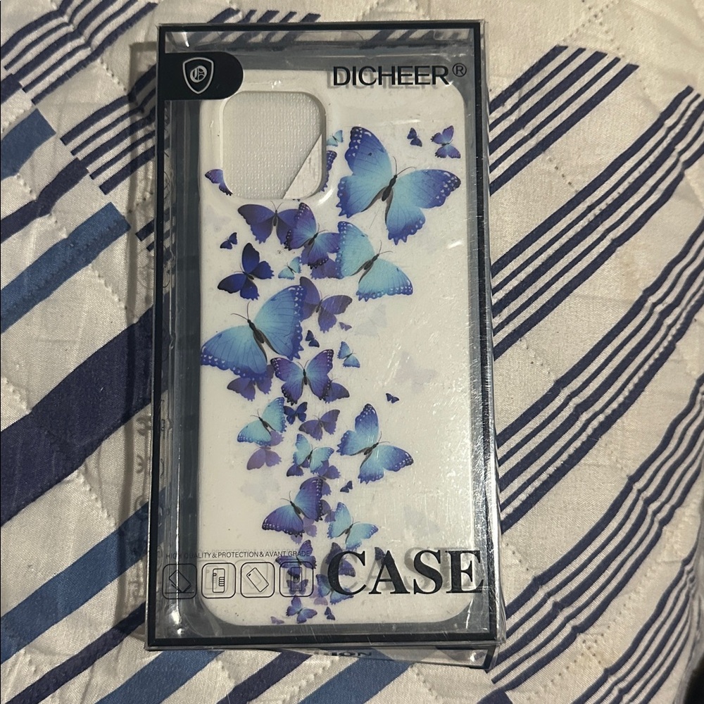 Blue Butterfly Phone Case